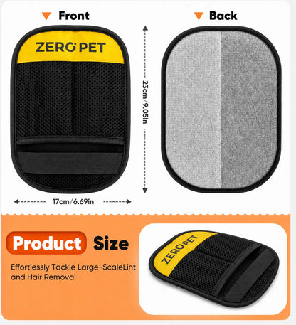 Enhanced Reusable Pet Hair Removal Mitt for Upholstery, Carpets, and Automotive Interiors