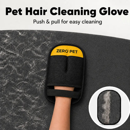 Enhanced Reusable Pet Hair Removal Mitt for Upholstery, Carpets, and Automotive Interiors
